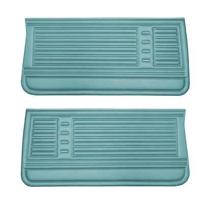67 CHEVELLE/MALIBU FRONT DOOR PANELS - TURQUOISE