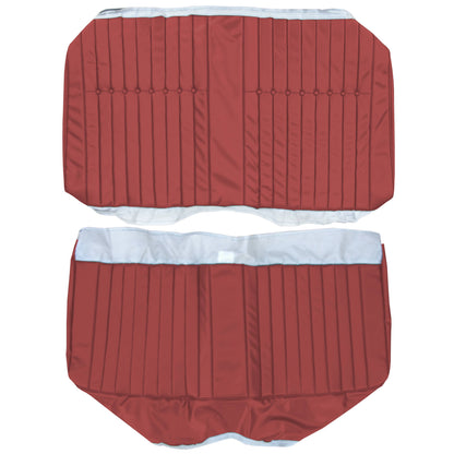64 SKYLARK SPORT COUPE REAR UPHOLSTERY - RED