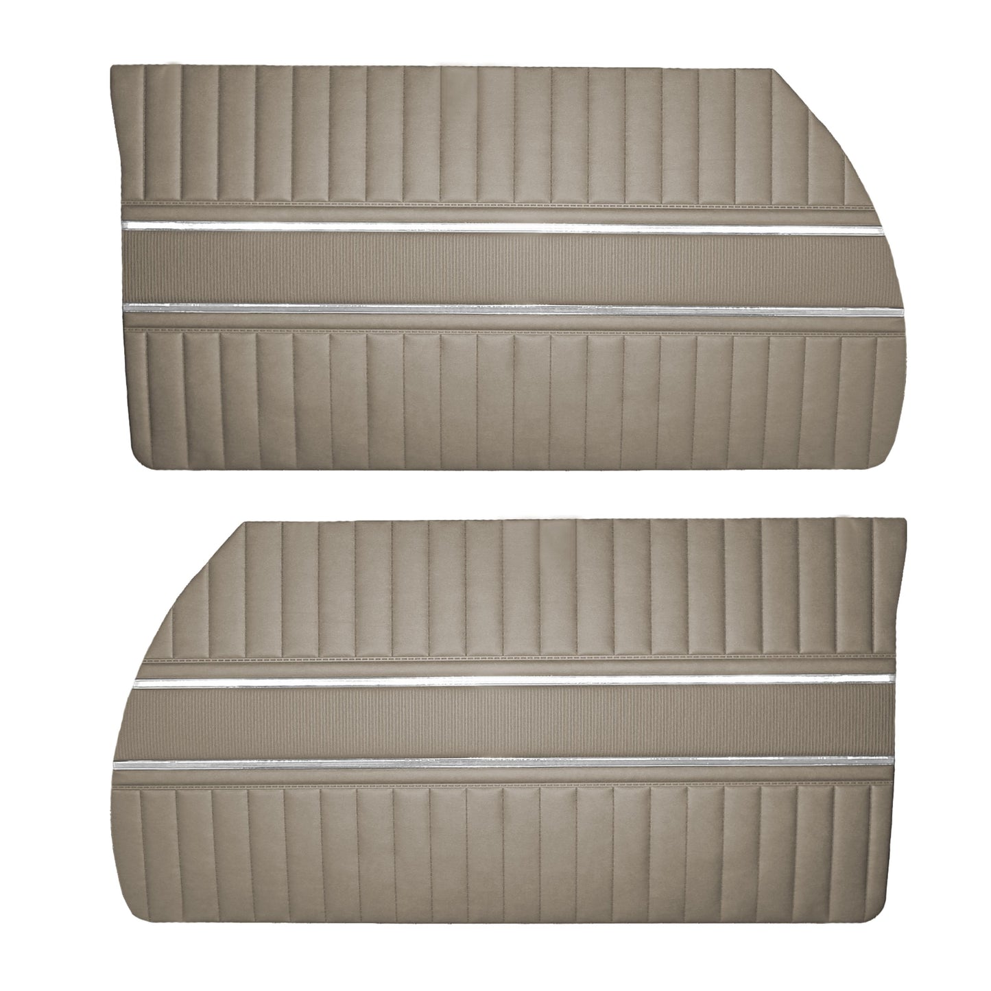 65 CORONET 440 FRONT DOOR PANELS (UNASSEMBLED) - FAWN TAN