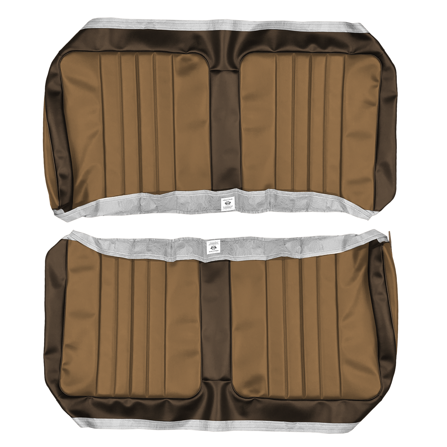 65 SKYLARK/GS COUPE REAR UPHOLSTERY - SRM SADDLE/SRM BROWN