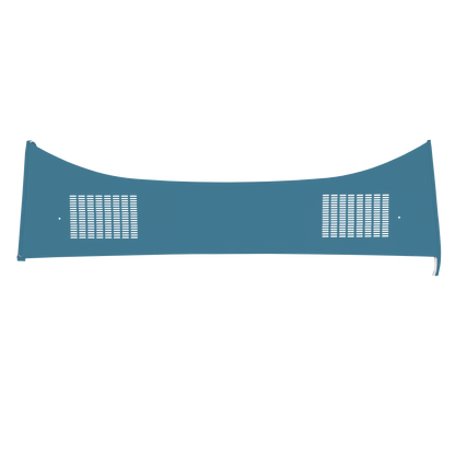68-69 DART GT/GTS HARDTOP PACKAGE TRAY WITH SPEAKER CUT-OUTS - LIGHT BLUE