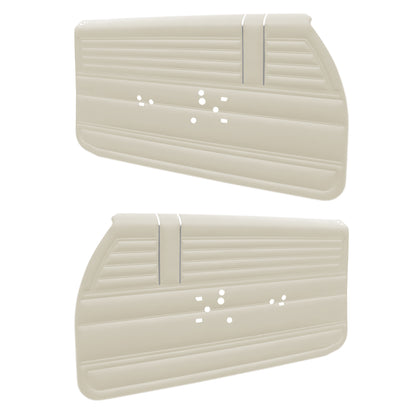 68 CHEVELLE/MALIBU FRONT DOOR PANELS (PRE-ASSEMBLED) - PARCHMENT