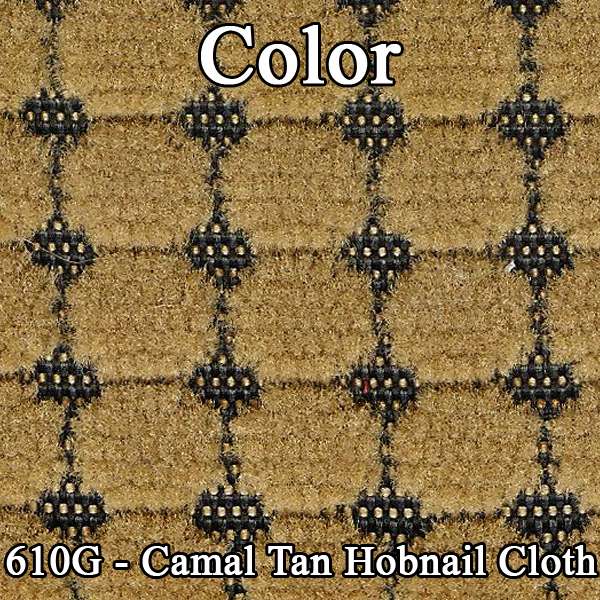 79/80 FIREBIRD/TA CLOTH BKT - LSRM CAMEL TAN HOBNAIL/CAMEL