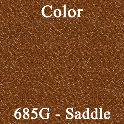 73/75 CAMARO "STANDARD" BUCKET SEAT UPHOLSTERY - SADDLE