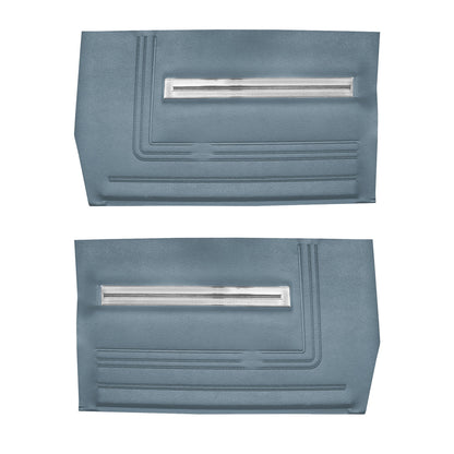 66 CHEVELLE/MALIBU CONVERTIBLE REAR PANELS - LIGHT BLUE
