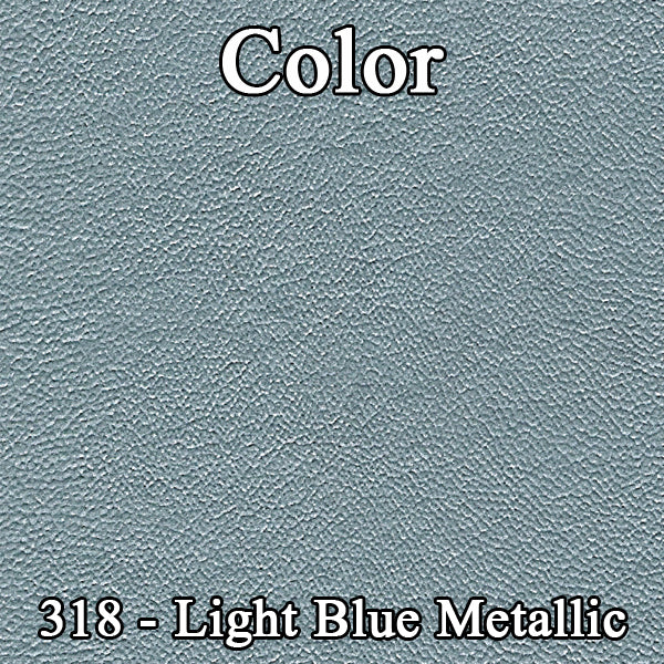 67 DART 270 SPLIT BENCH UPHOLSTERY - NAVY/LIGHT BLUE