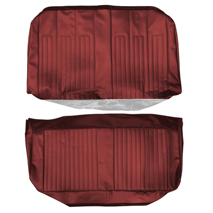 68 GTO/LEMANS CONVERTIBLE REAR UPHOLSTERY - RED
