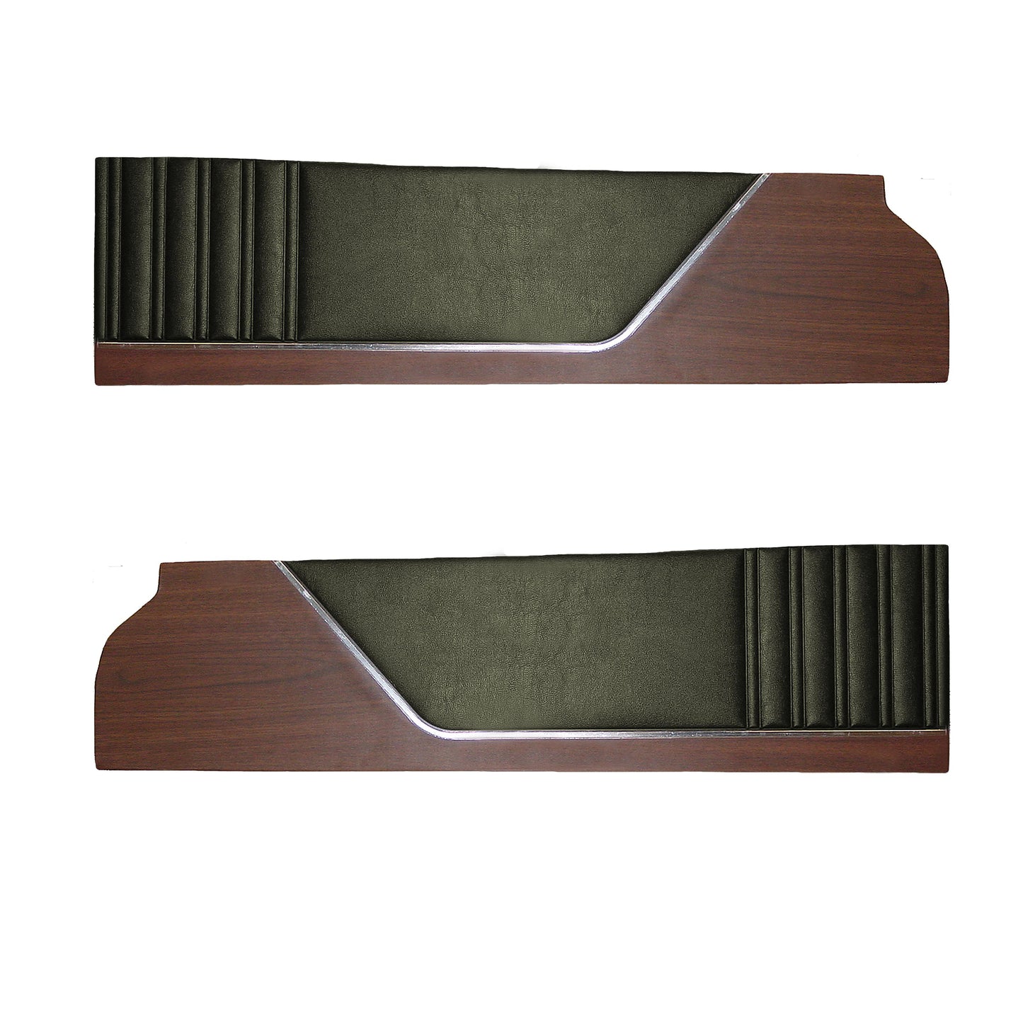 73 SATELLITE SEBRING PLUS FRONT UPPER DOOR PANELS (COACHMAN GRAIN) - GREEN
