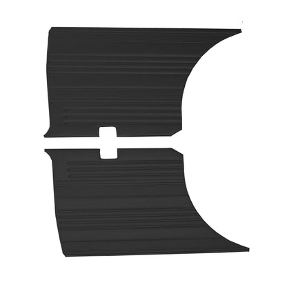 66 BARRACUDA FASTBACK REAR PANELS - BLACK