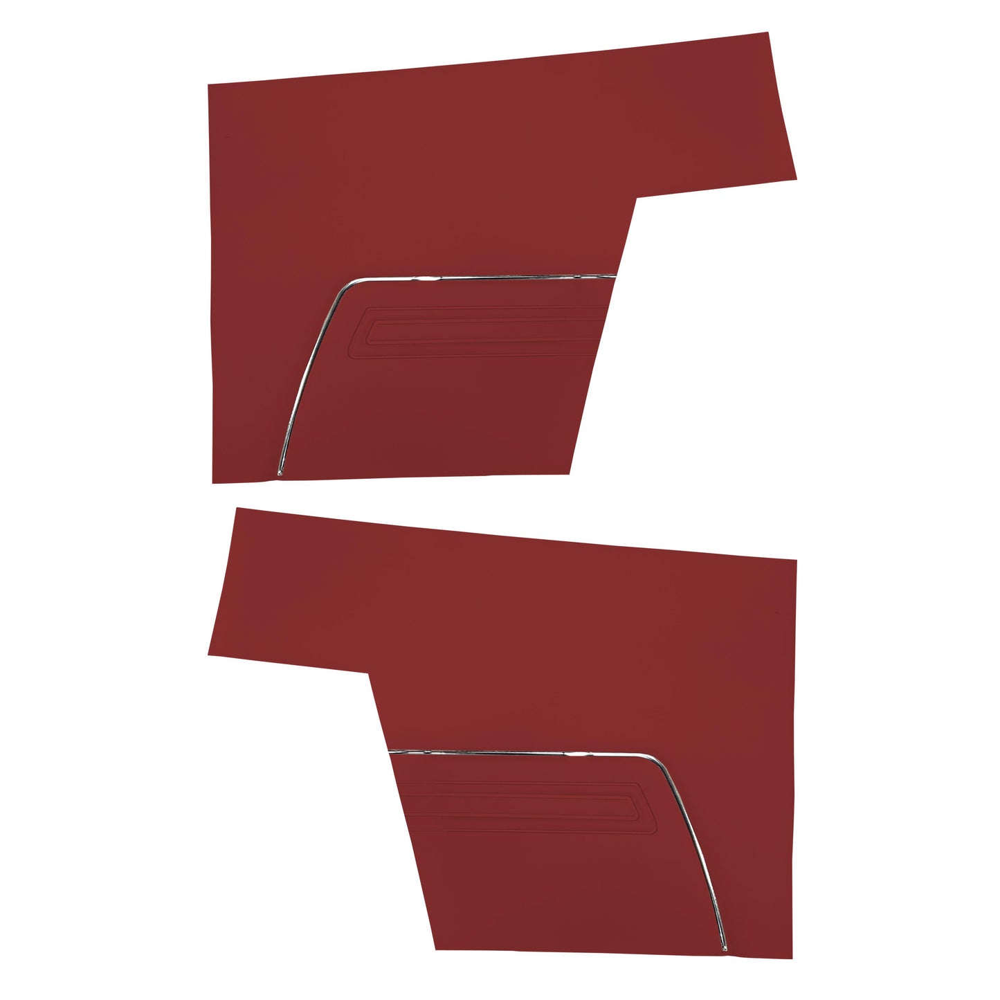 69 CAMARO "STANDARD" CONVERTIBLE REAR PANELS - RED