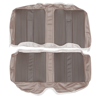 67 BELVEDERE II HARDTOP REAR UPHOLSTERY - SRM DARK COPPER/COPPER