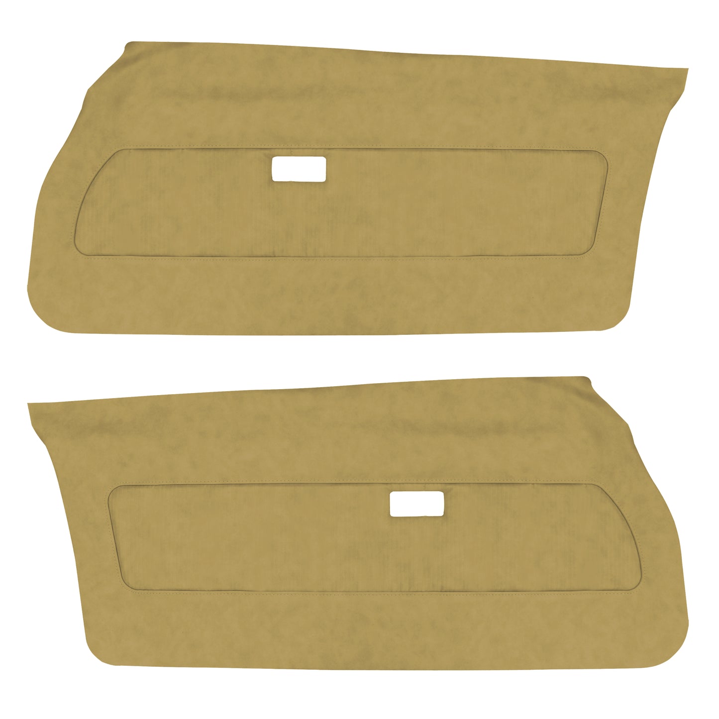 76 CAMARO "DELUXE" DOOR PANELS (UNASSEMBLED) -  BUCKSKIN