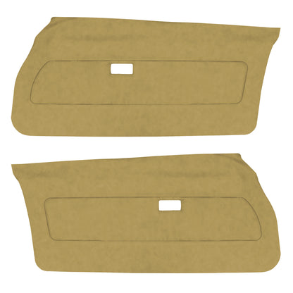 76 CAMARO "DELUXE" DOOR PANELS (UNASSEMBLED) -  BUCKSKIN