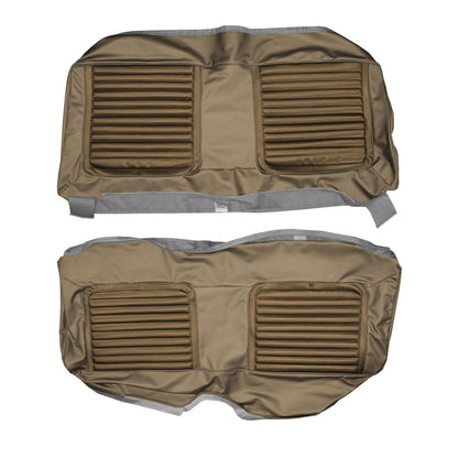 65 BELVEDERE II HARDTOP REAR UPHOLSTERY - LSRM DARK GOLD/GOLD