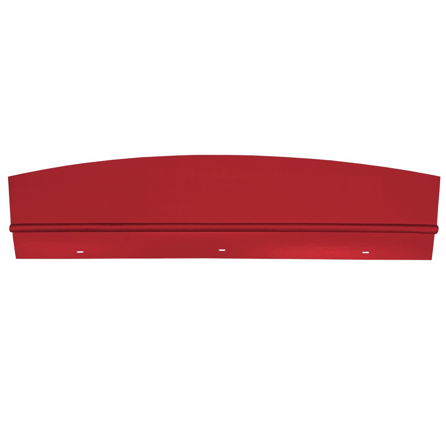 63 DODGE/PLYMOUTH B-BODY HARDTOP PACKAGE TRAY W/O SPEAKER CUT-OUTS - RED
