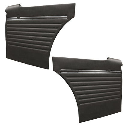70 REBEL/REBEL MACHINE HARDTOP REAR PANELS (PRE-ASSEMBLED) - BLACK