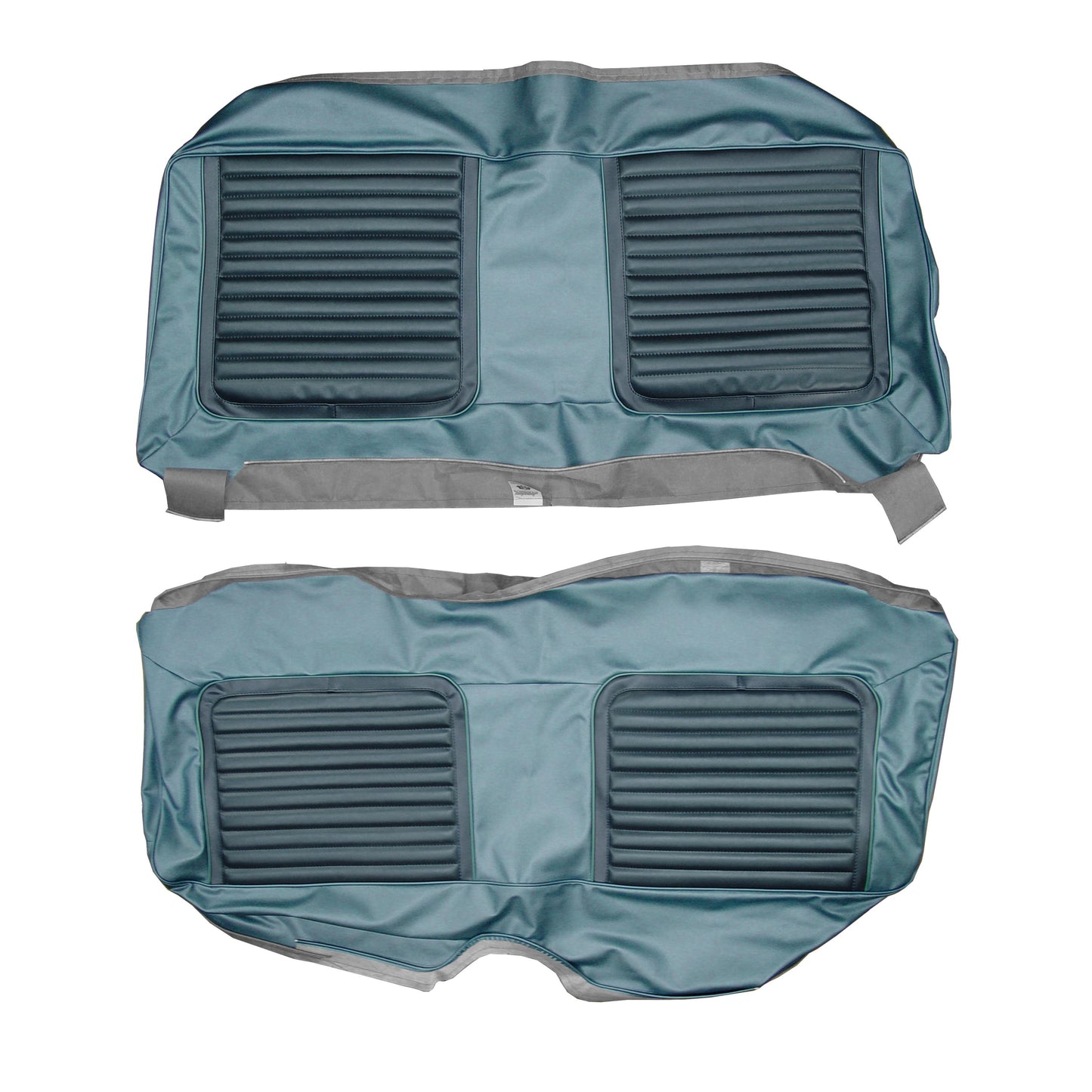 65 BELVEDERE II HARDTOP REAR UPHOLSTERY - NAVY/BLUE