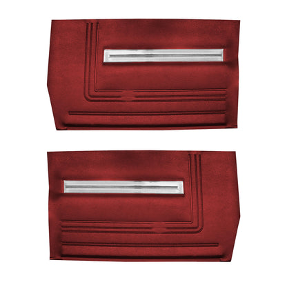 66 CHEVELLE/MALIBU CONVERTIBLE REAR PANELS - RED