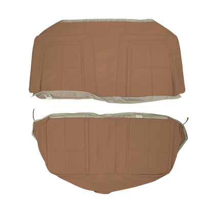 63 DART GT HARDTOP REAR SEAT UPHOLSTERY - TAUPE