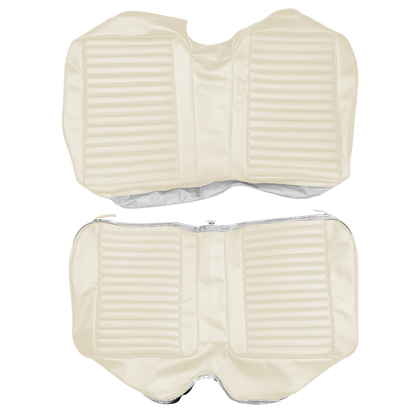 69 BARRACUDA "STANDARD" FASTBACK REAR UPHOLSTERY- WHITE