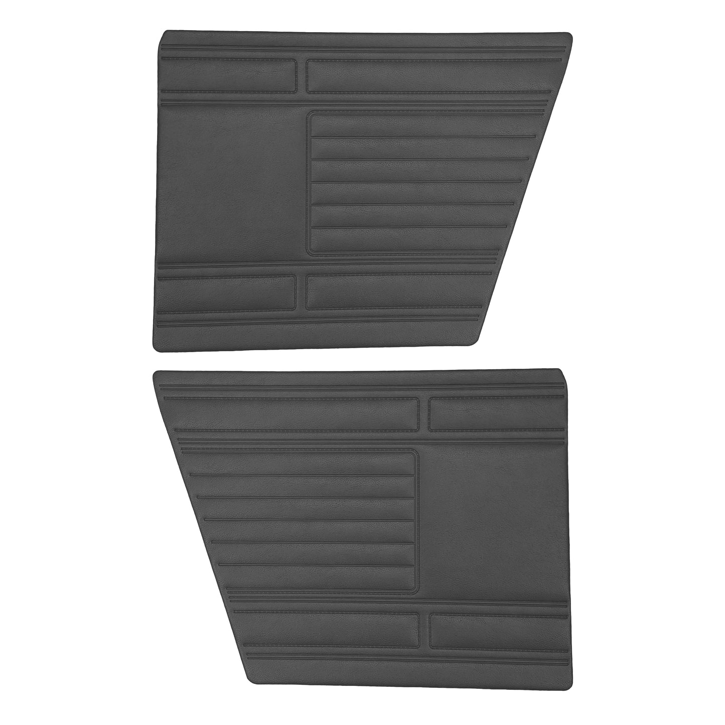 69 BARRACUDA "STANDARD" FASTBACK REAR PANELS - BLACK