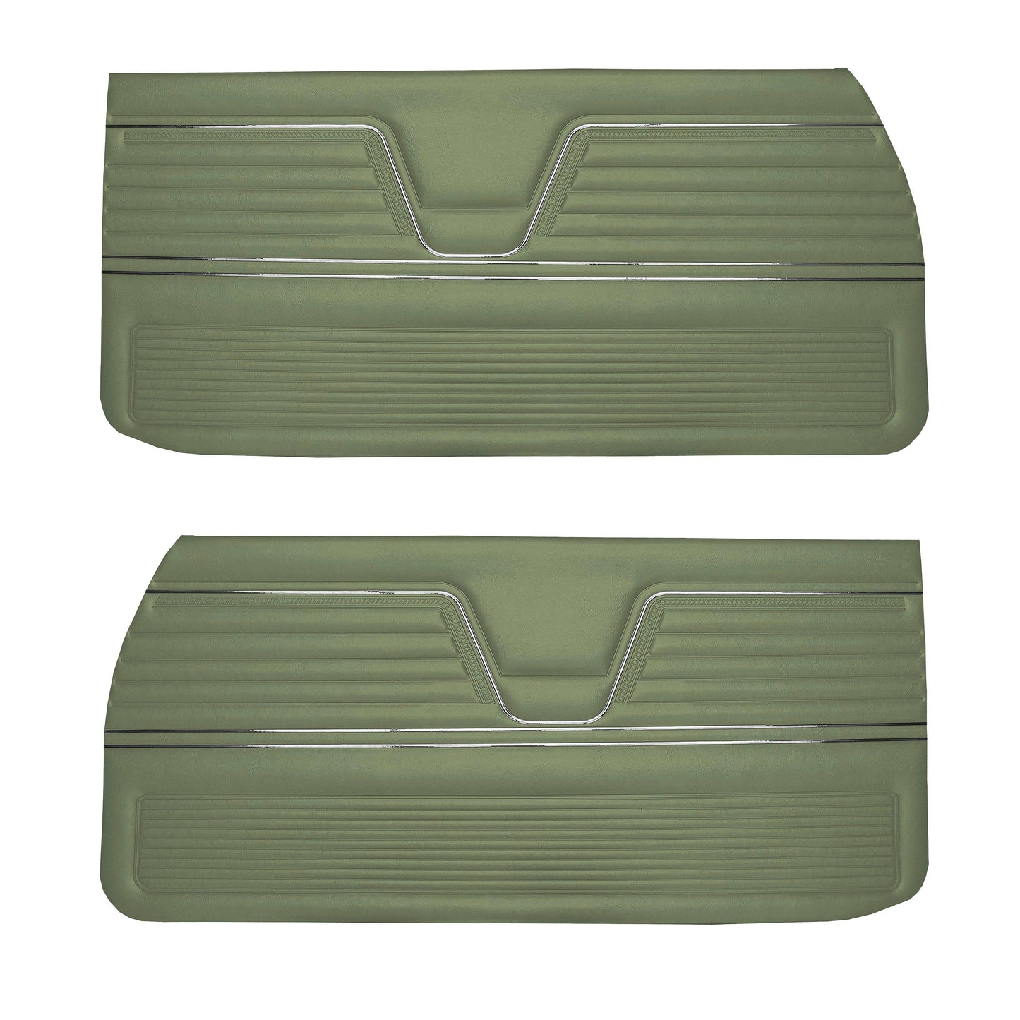 69 CHEVELLE/MALIBU FRONT DOOR PANELS (UNASSEMBLED) - LIGHT GREEN