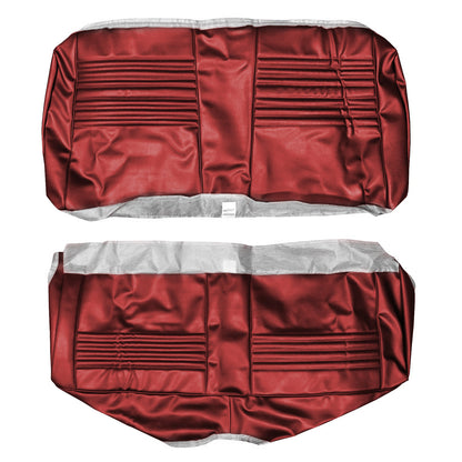 67 CHEVELLE/MALIBU HARDTOP REAR UPHOLSTERY - RED