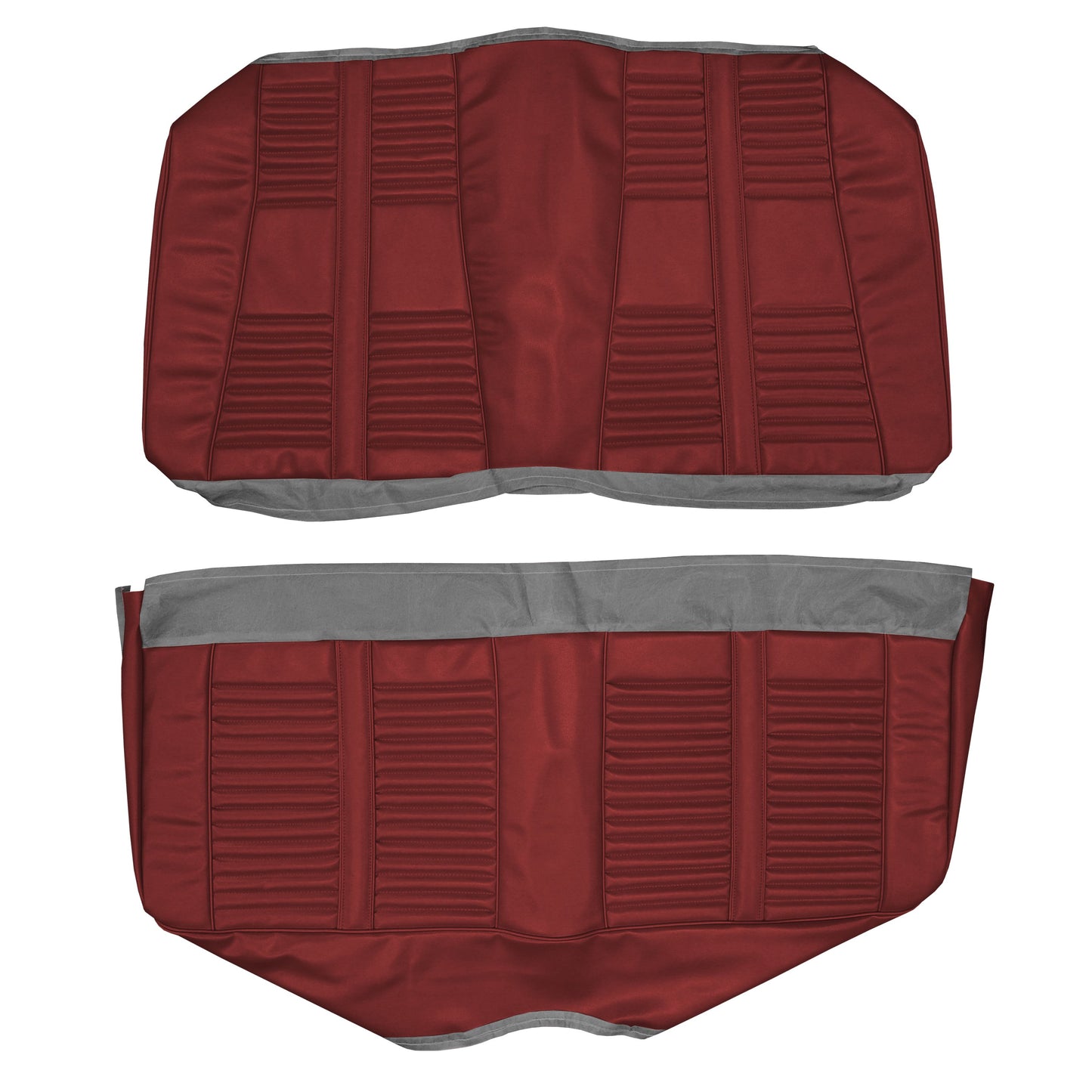 66 CUTLASS/442 HOLIDAY COUPE REAR UPHOLSTERY - SRM BRONZE