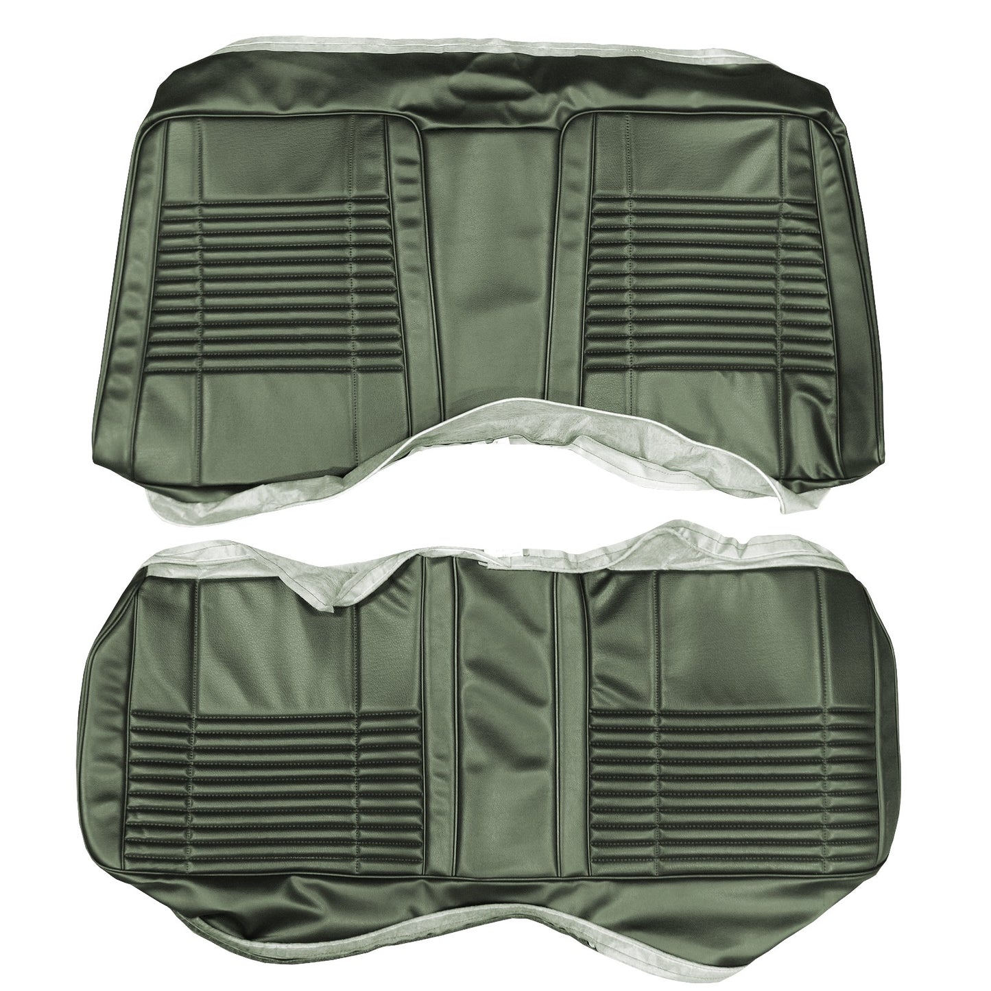 70 CHALLENGER HARDTOP REAR 'REGAL' UPHOLSTERY - GREEN