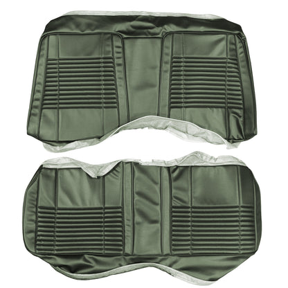 70 CHALLENGER HARDTOP REAR 'REGAL' UPHOLSTERY - GREEN