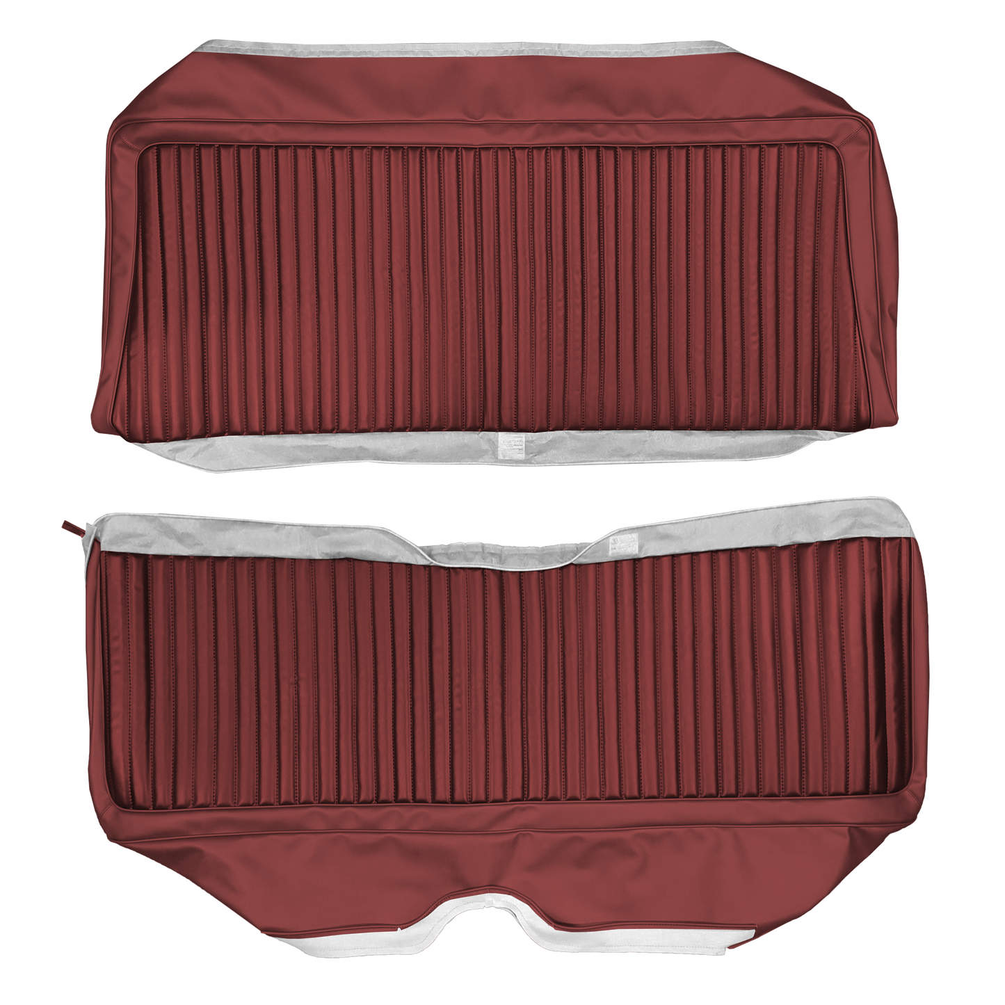 65 POLARA 500 HARDTOP REAR UPHOLSTERY - RED
