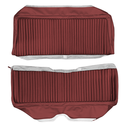 65 POLARA 500 HARDTOP REAR UPHOLSTERY - RED