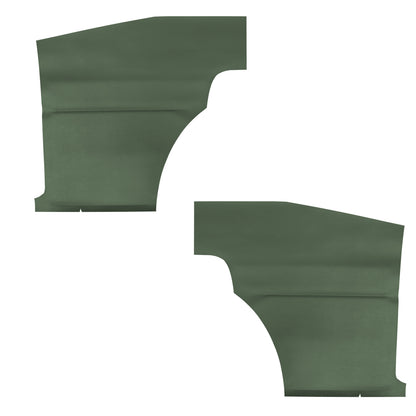 69 CAMARO "DELUXE" HARDTOP REAR PANELS W/ FIXED SEAT (UNASSEMBLED) - DARK GREEN