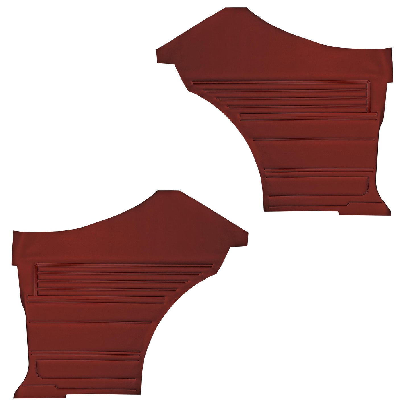 68 CHEVELLE/MALIBU HARDTOP REAR PANELS (UNASSEMBLED) - RED