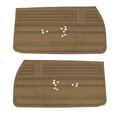 68 EL CAMINO DOOR PANELS (UNASSEMBLED) - SRM SADDLE