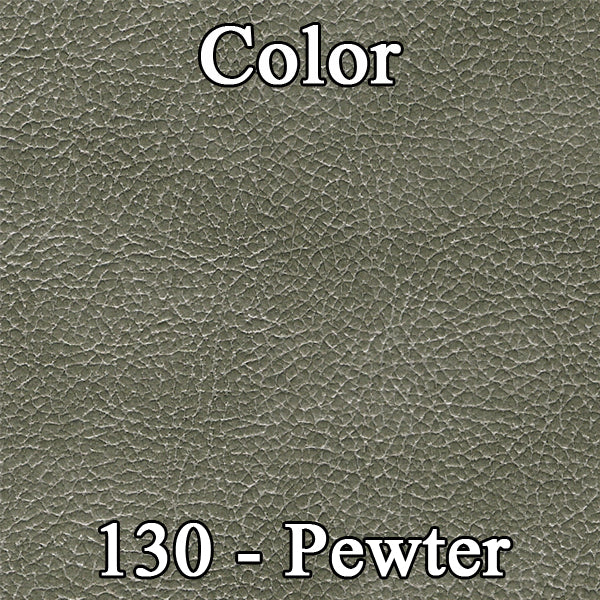 69 BELVEDERE/ROADRUNNER/CORONET HTP/SDN REAR UPHOLSTERY - BLACK/PEWTER