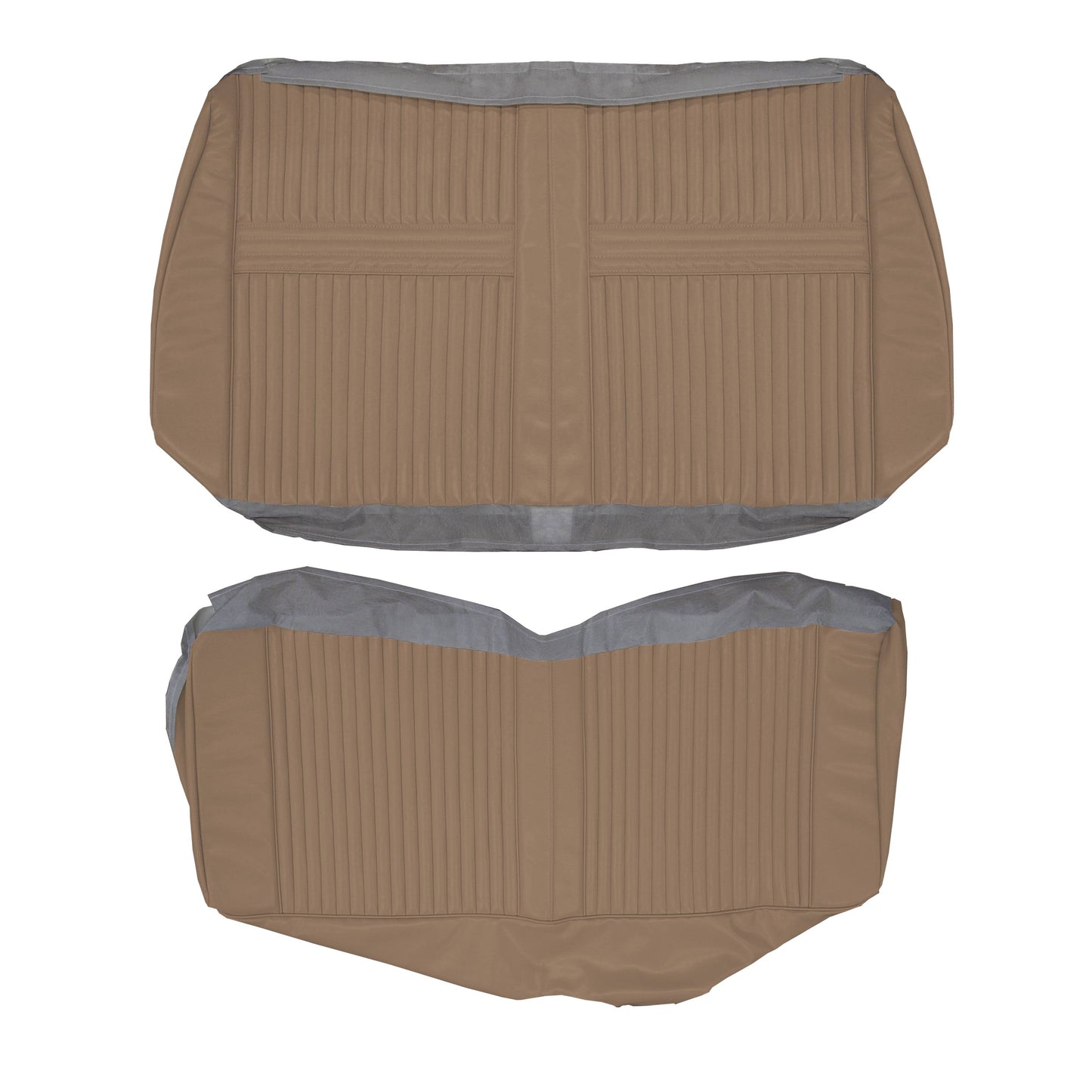64 CUTLASS/442 CONVERTIBLE REAR UPHOLSTERY - BROWN