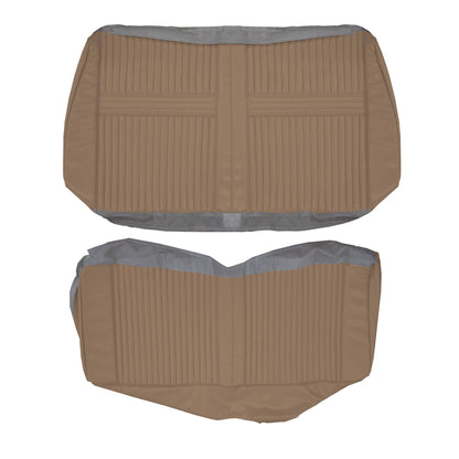 64 CUTLASS/442 CONVERTIBLE REAR UPHOLSTERY - BROWN