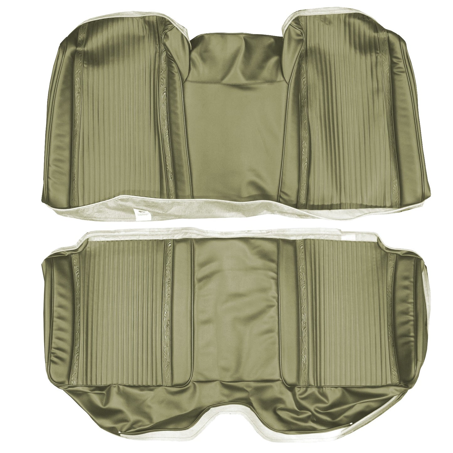 66 SATELLITE HARDTOP REAR UPHOLSTERY - CITRON