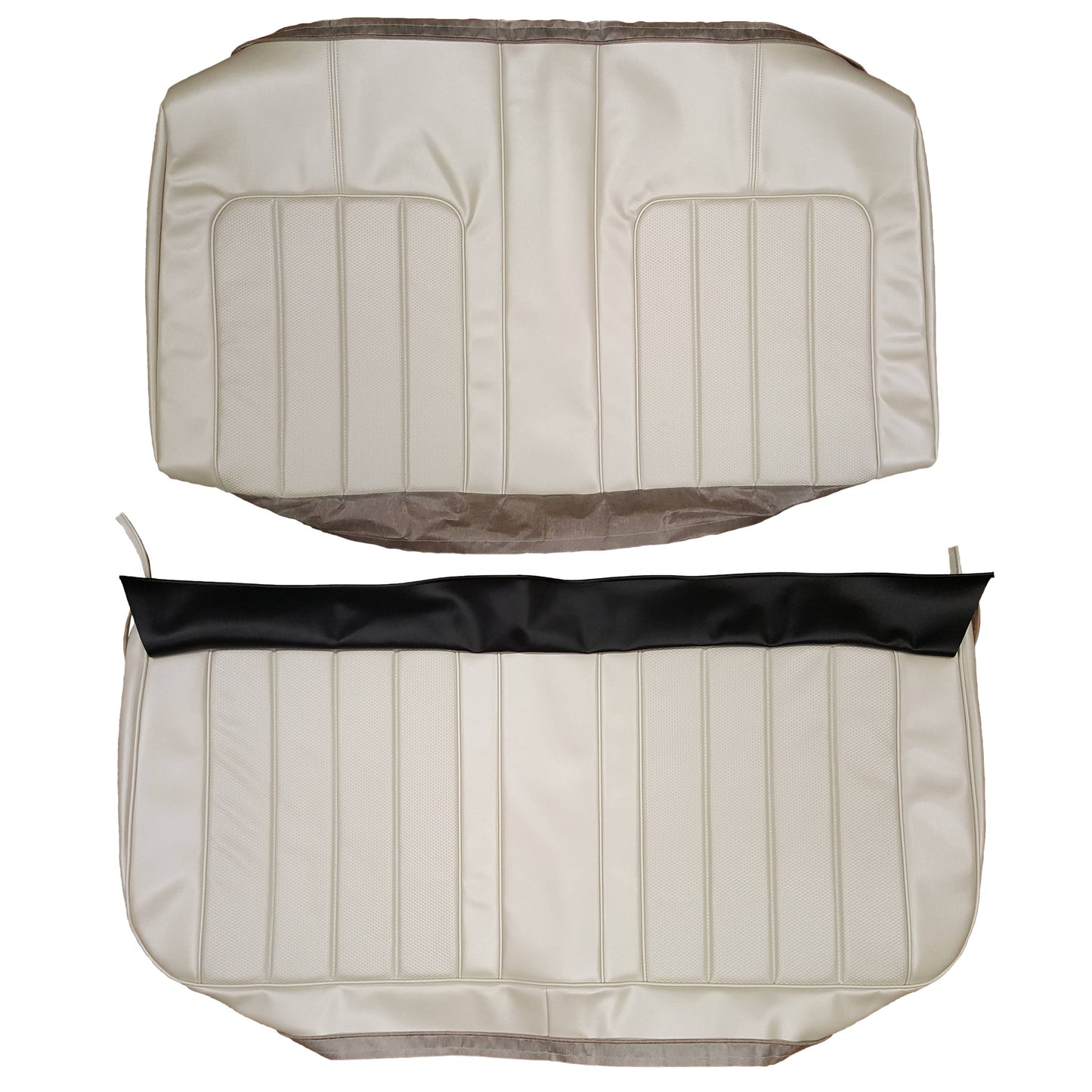 70 SKYLARK/GS "DELUXE" CONVERTIBLE REAR UPHOLSTERY - SADDLE