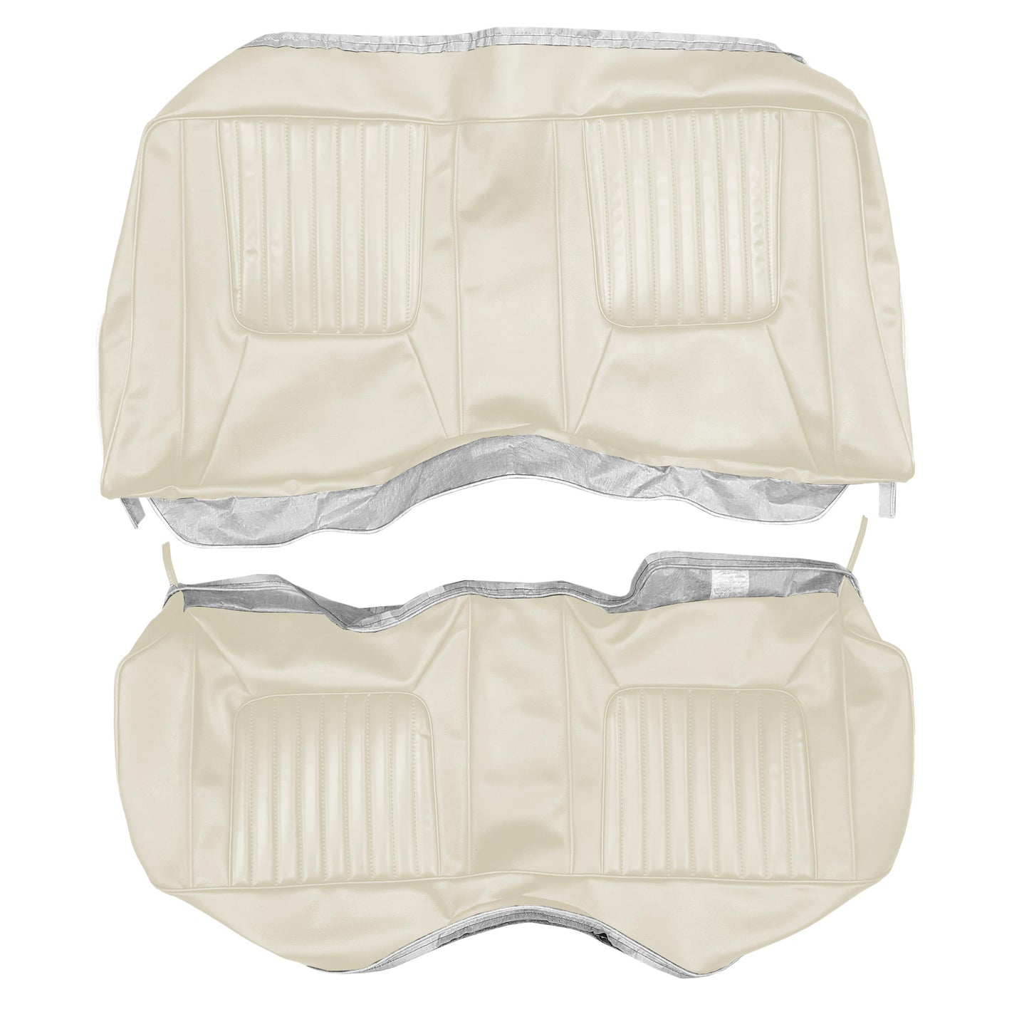 71 CHALLENGER "DELUXE" HARDTOP REAR UPHOLSTERY - WHITE