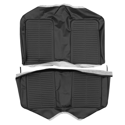 68-69 FIREBIRD/TRANS AM "STANDARD" FIXED HTP REAR UPHOLSTERY - BLACK