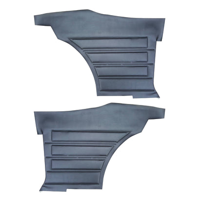 68 GTO/LEMANS HARDTOP REAR PANELS (UNASSEMBLED) - BLACK
