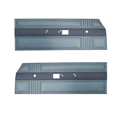 67 BELVEDERE II FRONT DOOR PANELS - NAVY/LIGHT BLUE