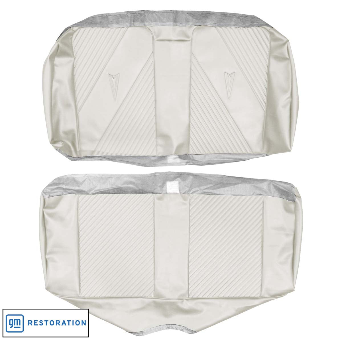 65 GTO/LEMANS CONVERTIBLE REAR UPHOLSTERY - PARCHMENT