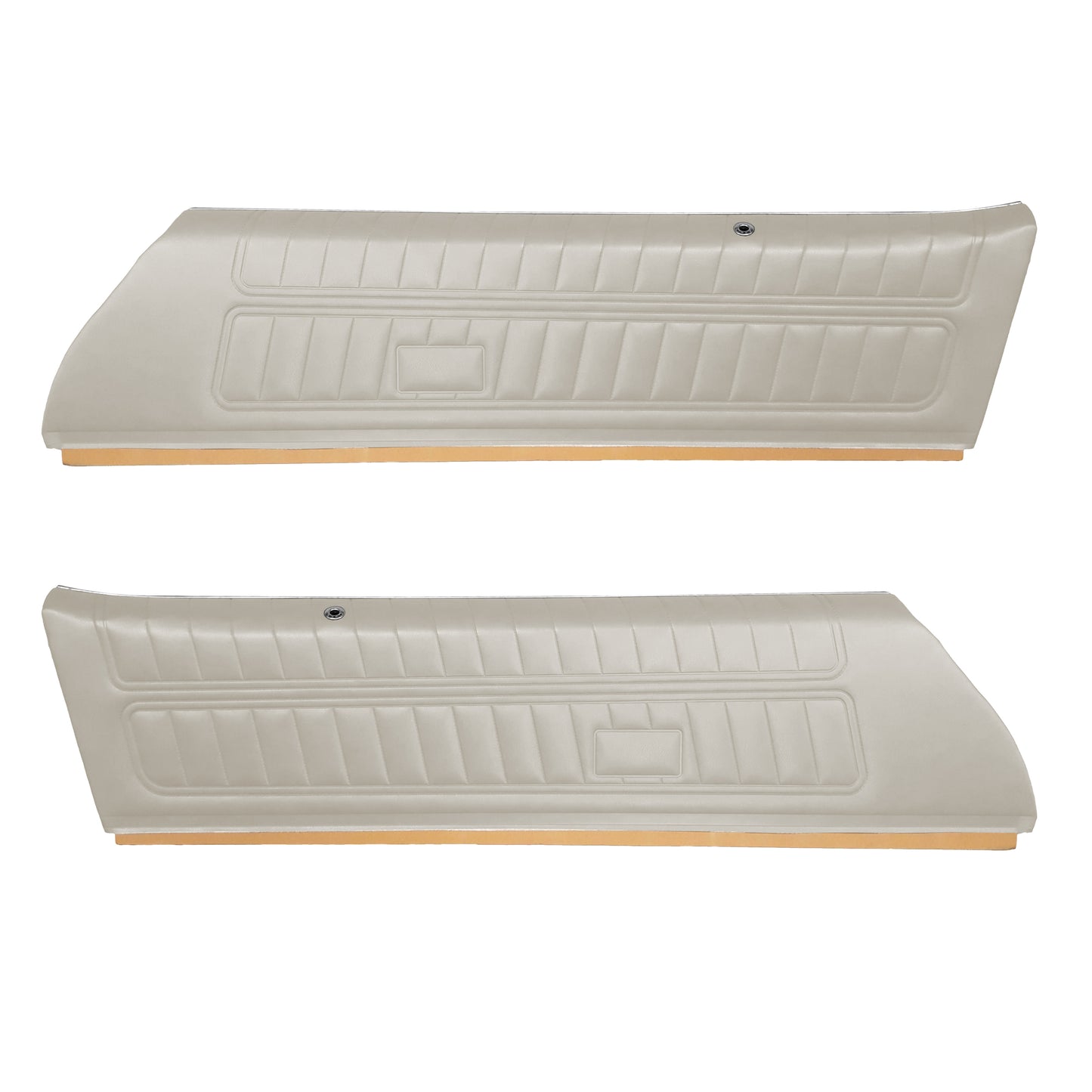 75-76 FIREBIRD/TRANS AM "STANDARD" UPPER DOOR PANELS (PRE-ASSEMBLED) - WHITE