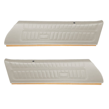 75-76 FIREBIRD/TRANS AM "STANDARD" UPPER DOOR PANELS (PRE-ASSEMBLED) - WHITE