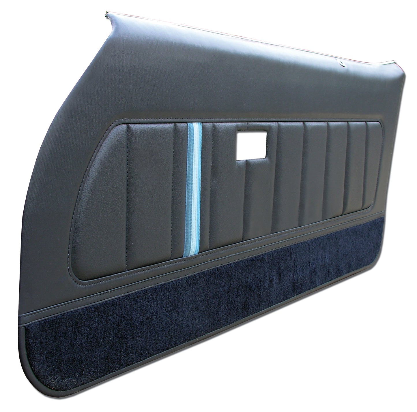 81 CAMARO "DELUXE" DOOR PANELS (PRE-ASSEMBLED) - BLUE