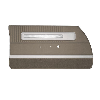 64 POLARA 500 FRONT DOOR PANELS (UNASSEMBLED) - FAWN TAN W/ PEARL WHITE ACCENT
