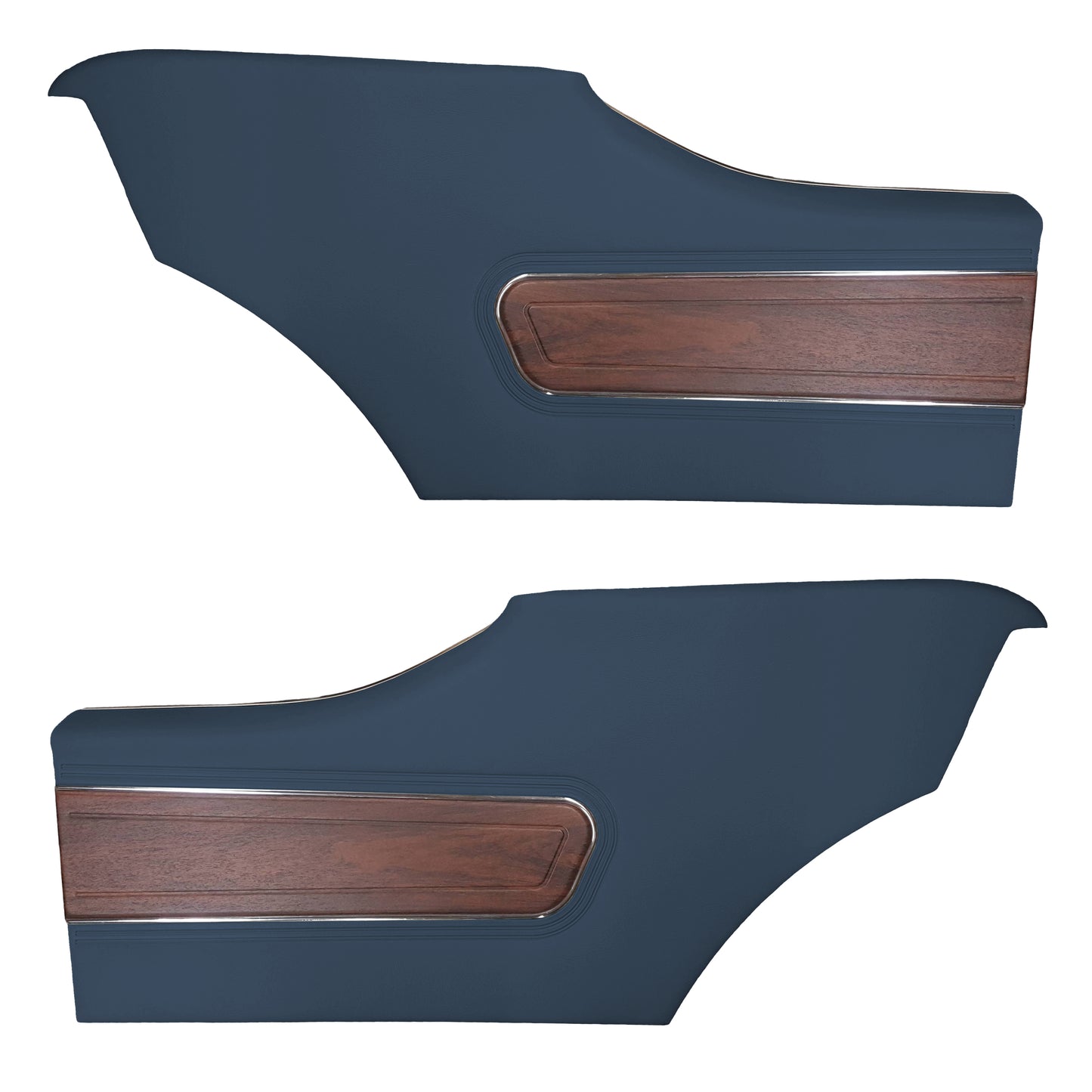 72 CUTLASS SUPREME HARDTOP REAR PANELS (PRE-ASSEMBLED) - BLUE